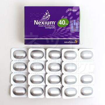ネキシウム40mg(28錠)の箱とシート