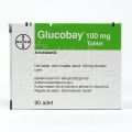 グルコバイ100mg(90錠)の箱正面サムネイル画像