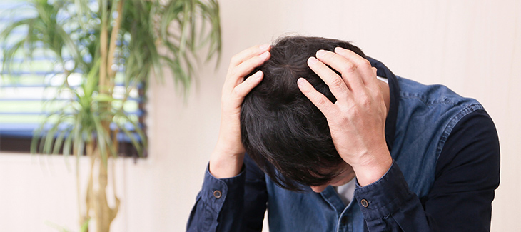 がっかりした男性